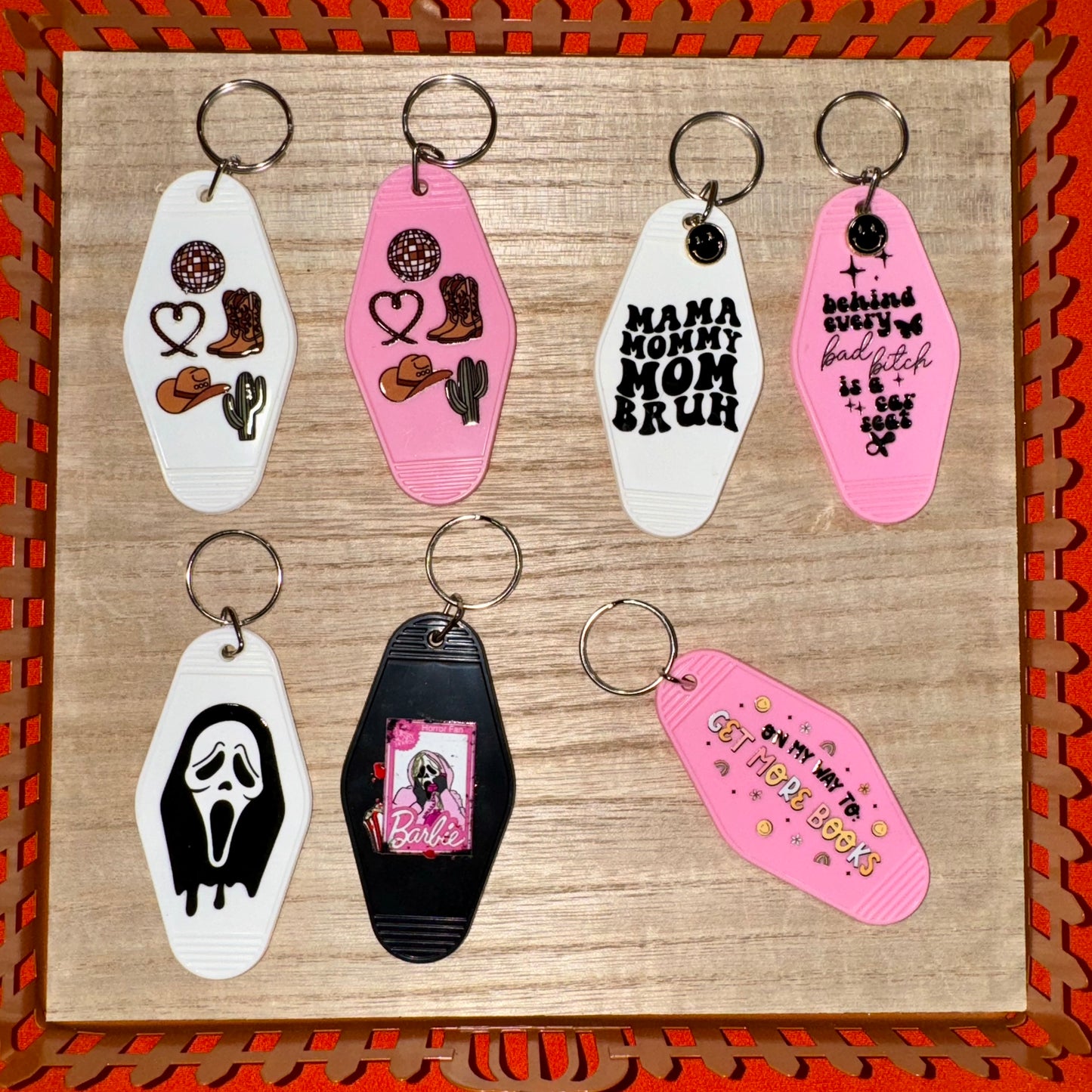 Motel Keychains