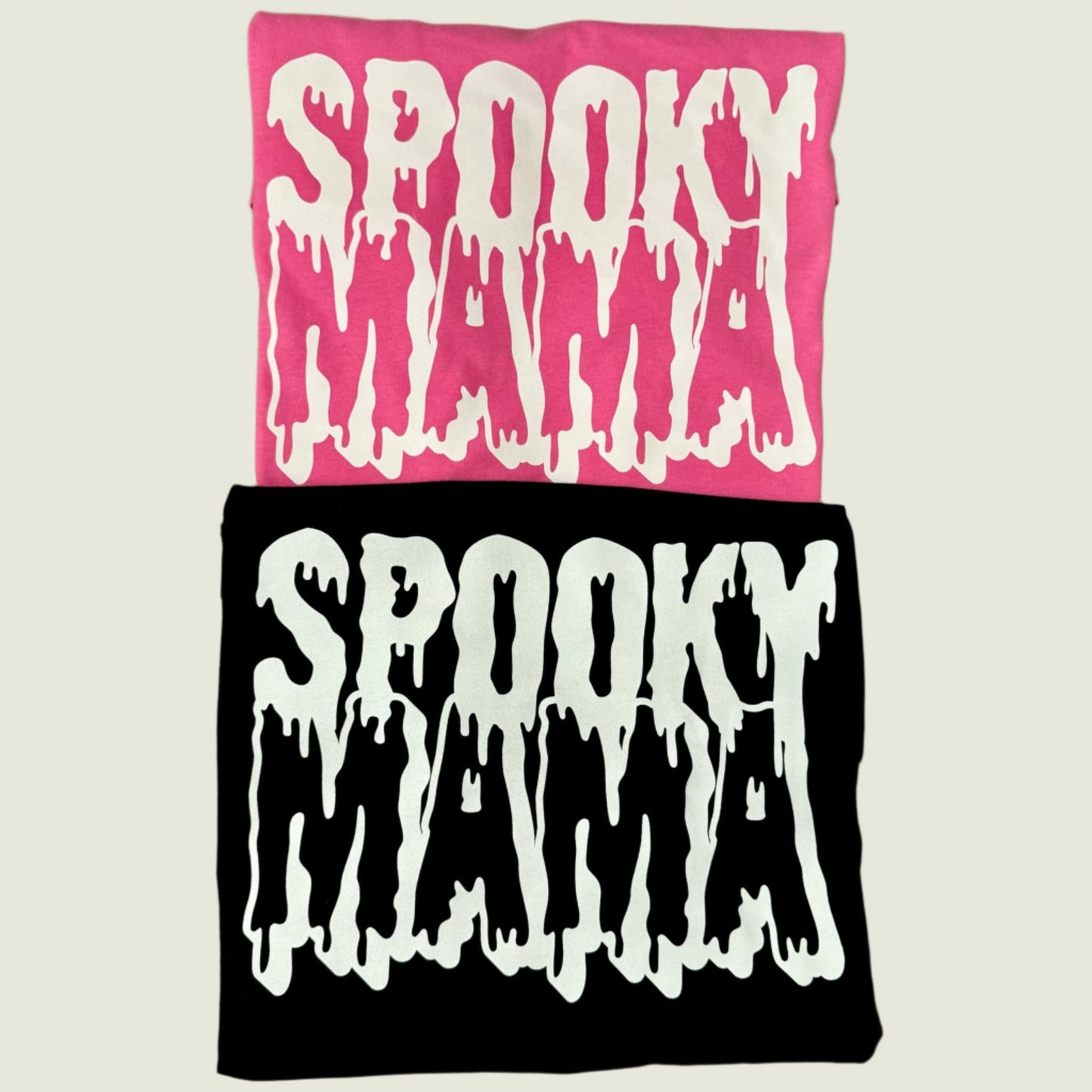 "Spooky Mama" Pink Shirt