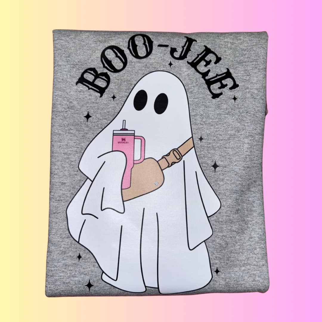 'Boo-jee" Grey Crewneck