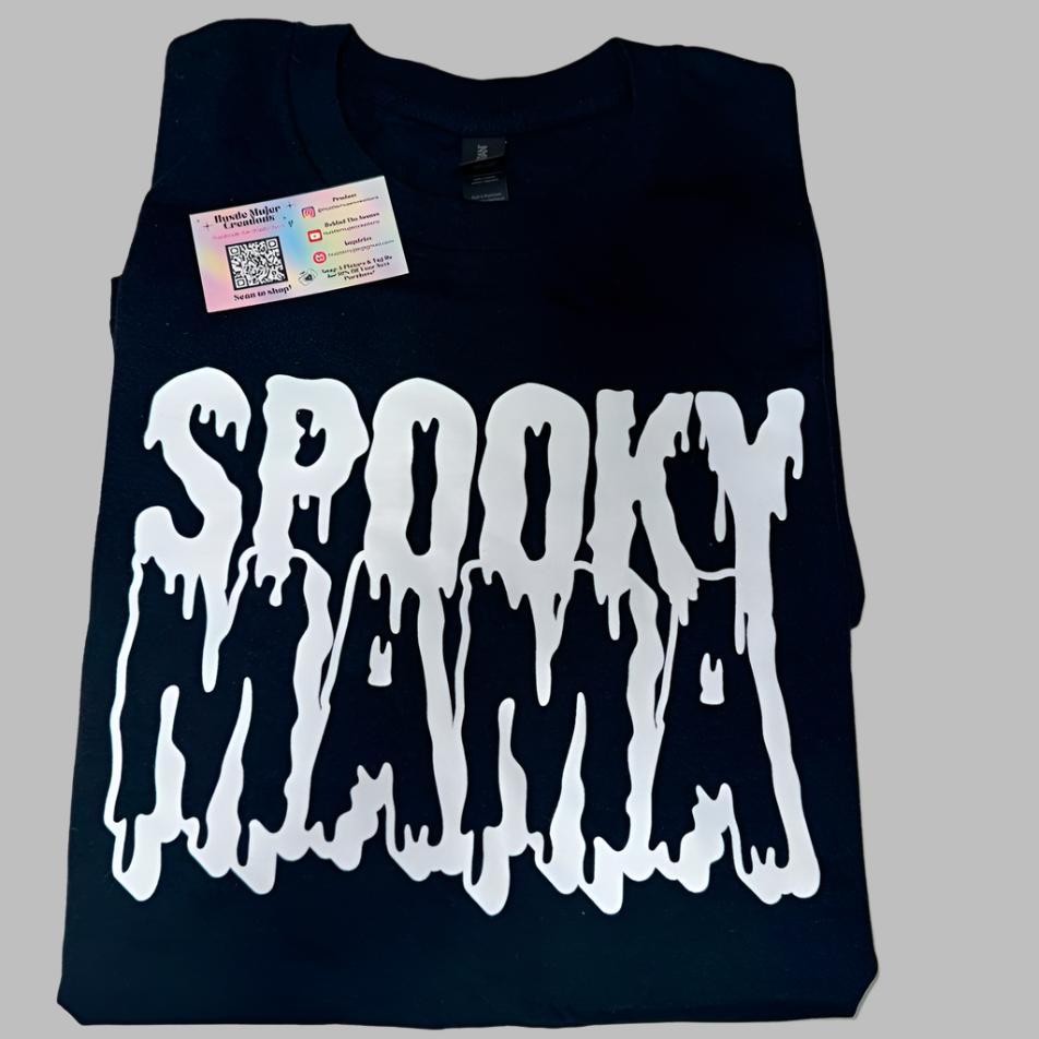 "Spooky Mama" Black Shirt