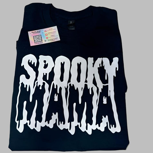 "Spooky Mama" Black Shirt