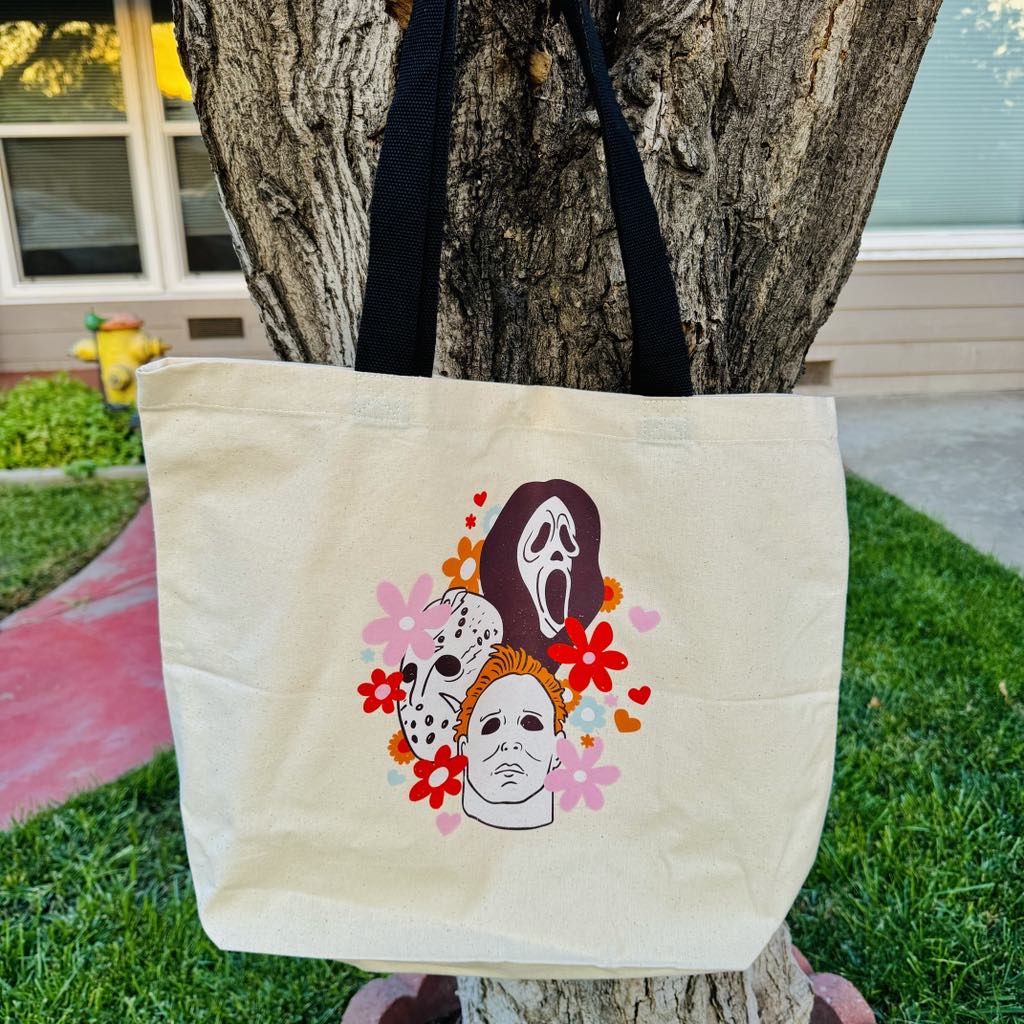 “Character Faces” Tote Bag