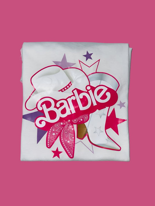 "Cowgirl Barbie" White Shirt
