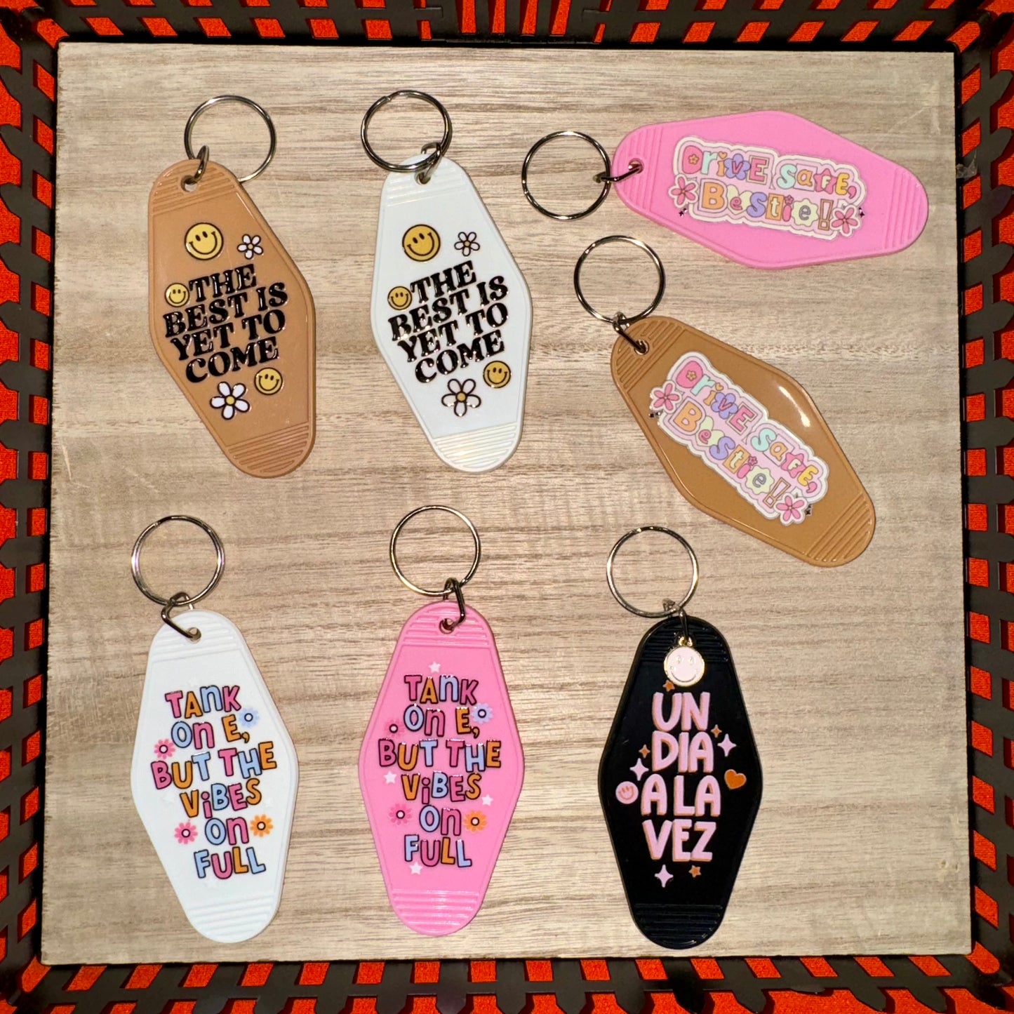 Motel Keychains