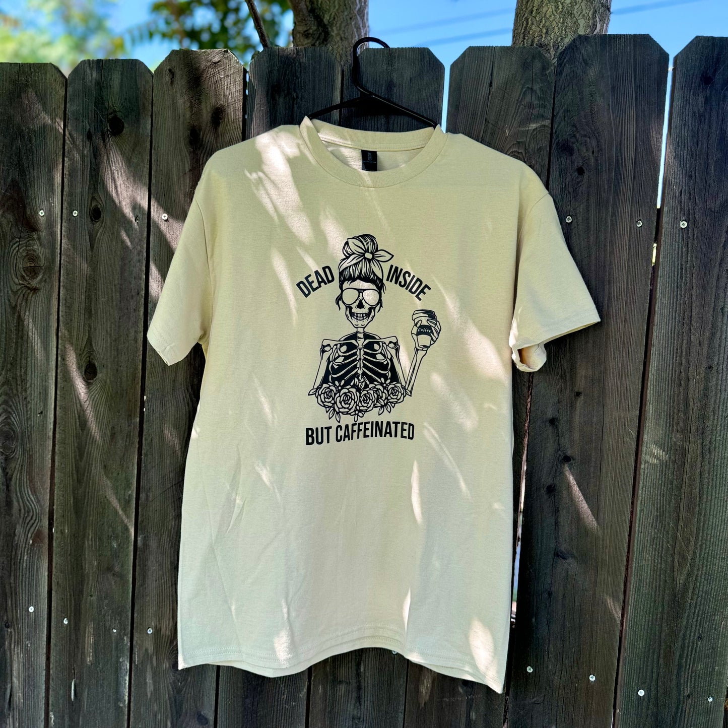 “Dead but Caffeinated” T-shirt