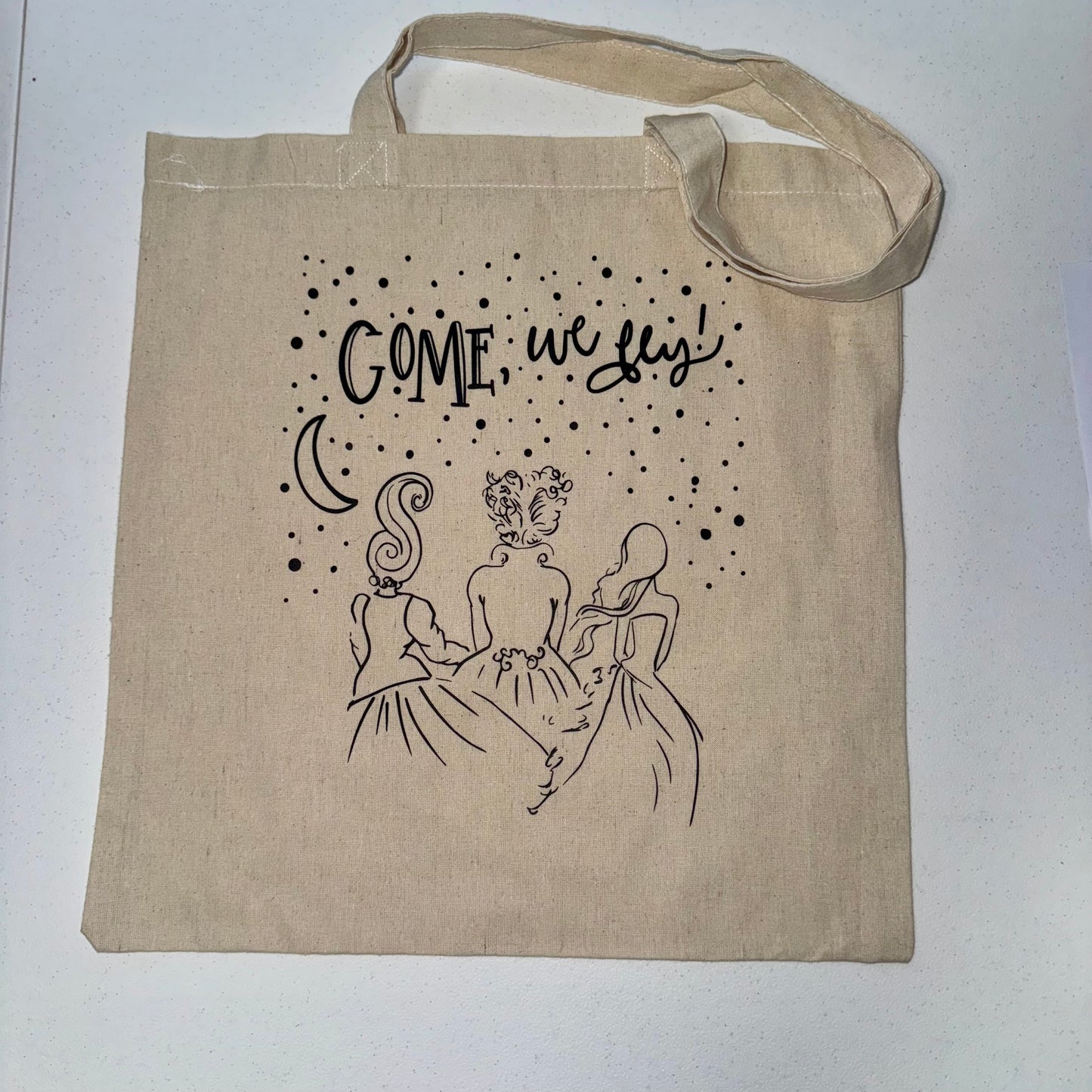 “Come We Fly” Tote Bag- Hocus Pocus