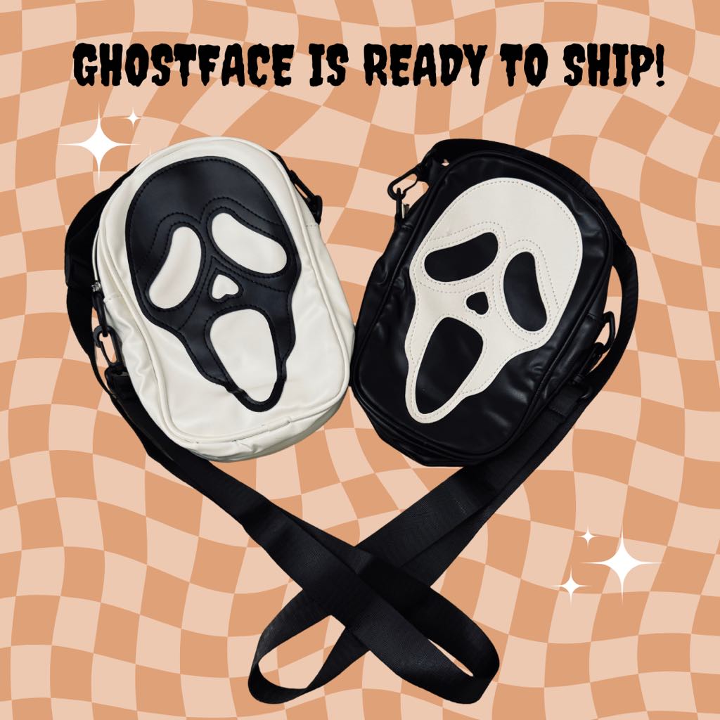 Ghostface Bag in Black