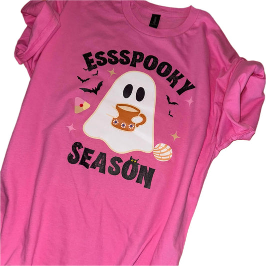 "Espooky Season" Pink Shirt