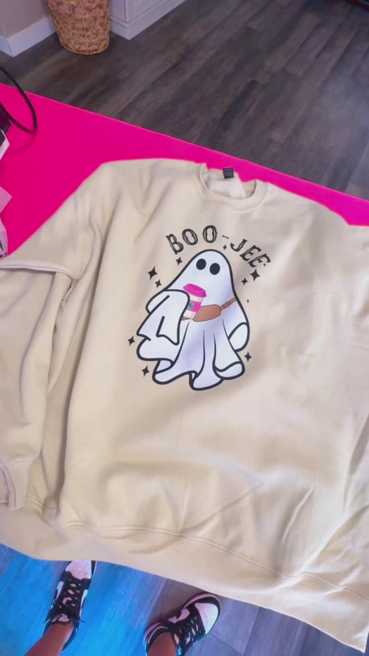 “Boo-Jee” Tan Crewneck